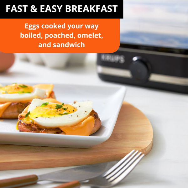 Krups Simply Electric Egg Cooker With Accessories. 6 Egg Capacity